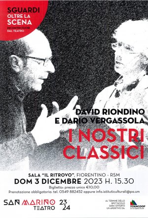 I NOSTRI CLASSICI  David Riondino e Dario Vergassola