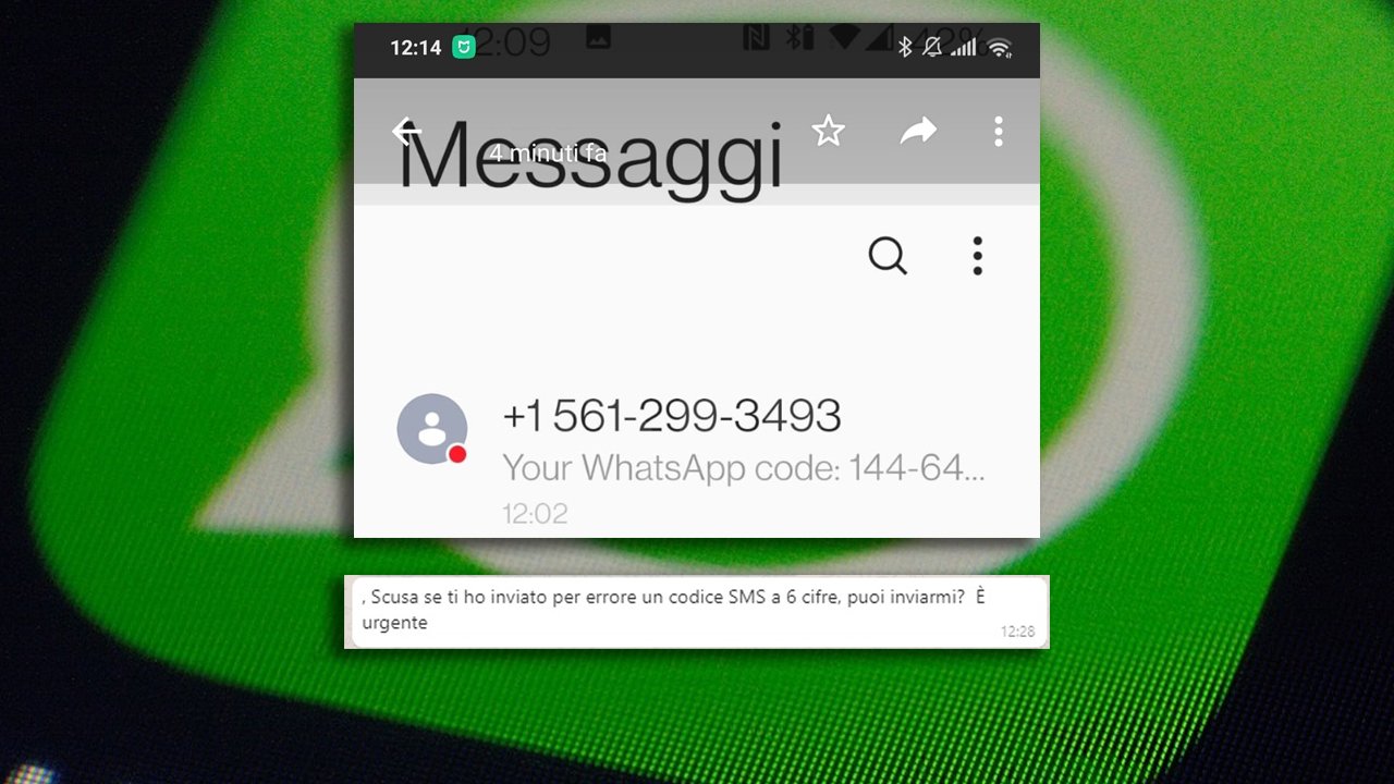 WhatsApp codice 6 cifre